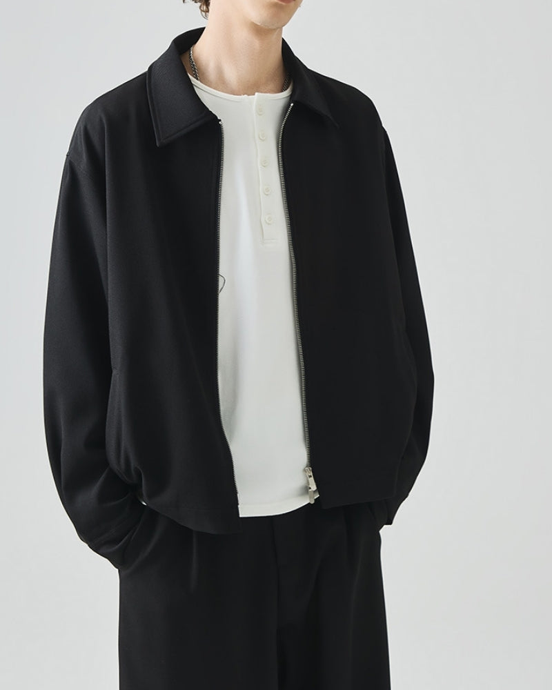 The Old Money Style Code™ | Giacca Zip Minimalista