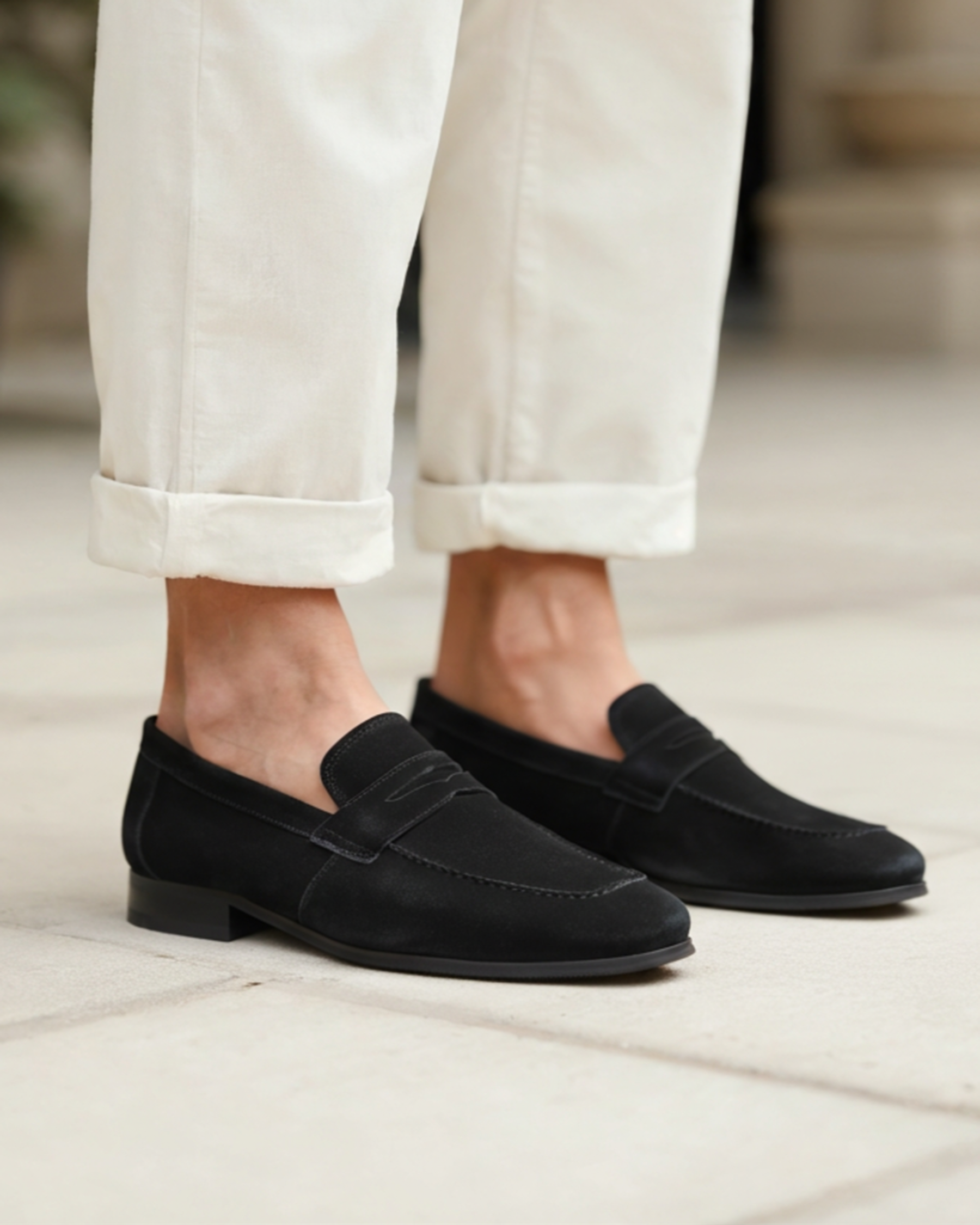 The Old Money Style Code™ | Penny Loafers in Suede Old Money