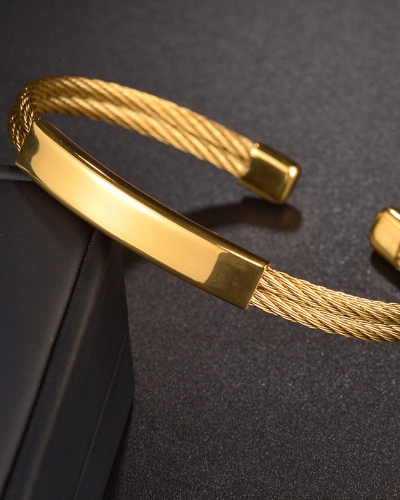 The Old Money Style Code™ | Bracciale Torque Cable