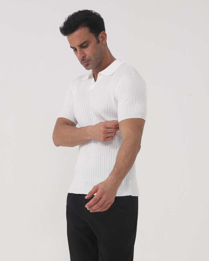 The Old Money Style Code™ | Firenze - Polo in Cotone a Coste