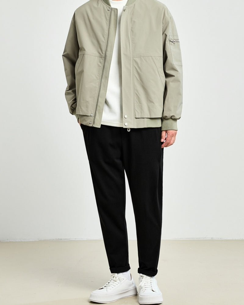 The Old Money Style Code™ | Giacca Bomber Minimalista