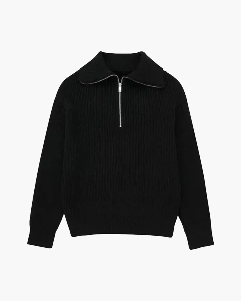The Old Money Style Code™ | Maglione Zip Up a Righe