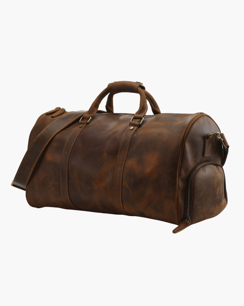 The Old Money Style Code™ | Borsa da viaggio in pelle Montague