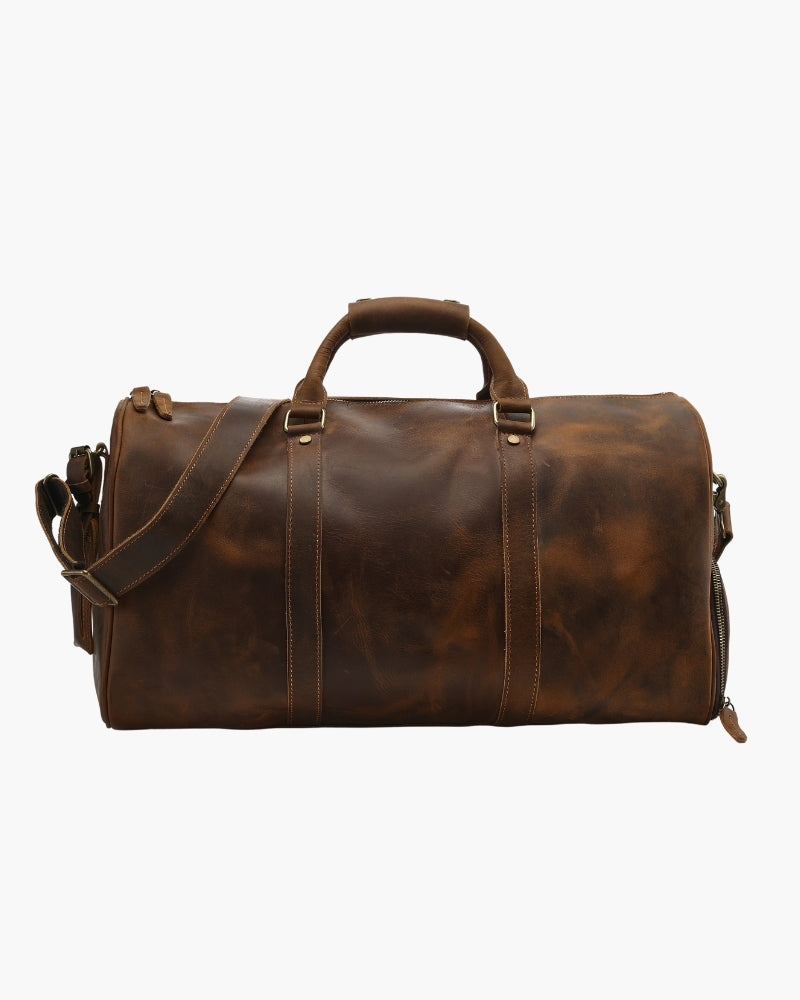 The Old Money Style Code™ | Borsa da viaggio in pelle Montague